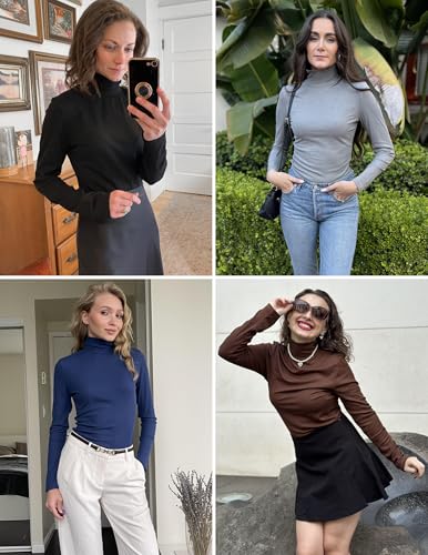 Ekouaer Women Turtleneck Shirt - Save with Code CMR8ZYDG - Image 6