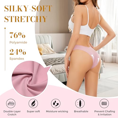 Save 33% on Riozz Seamless Bikini Cheeky Panties 6-Pack - Image 4