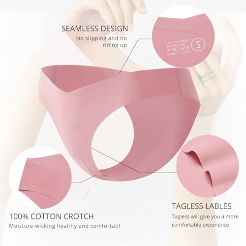 Save 33% on Riozz Seamless Bikini Cheeky Panties 6-Pack - Image 5