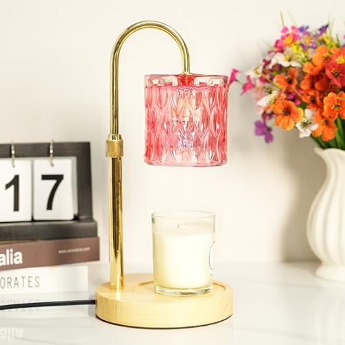 50% Off Pink Candle Warmer Lamp - Timer, Dimmable, Great Gift - Image 2