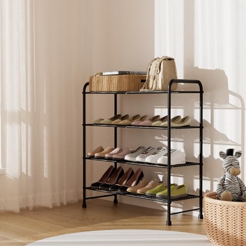 50% Off Glynym 4-Tier Metal Shoe Rack – $16.49 - Image 3