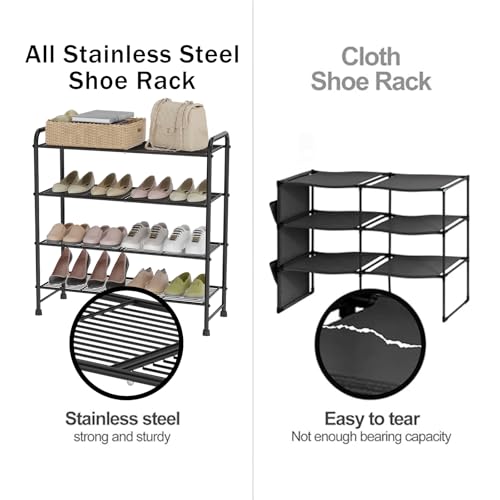 50% Off Glynym 4-Tier Metal Shoe Rack – $16.49 - Image 6