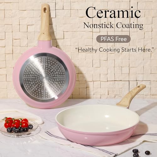 43% Off CAROTE 14-Piece Ceramic Cookware Set - Image 4