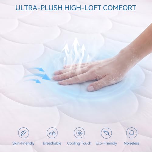 Save 50%! RestTwill Cooling Mattress Pad for Hot Sleepers - Image 5