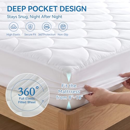 Save 50%! RestTwill Cooling Mattress Pad for Hot Sleepers - Image 6