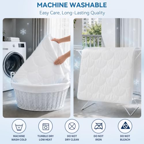 Save 50%! RestTwill Cooling Mattress Pad for Hot Sleepers - Image 7