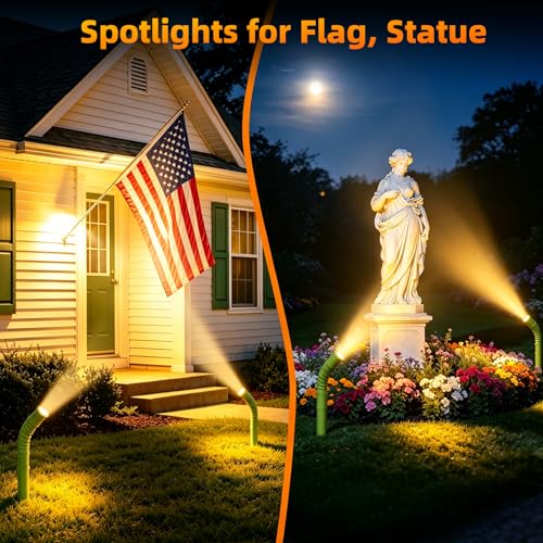 33% Off 4-Pack Solar Garden Path Lights – Warm LED - Image 3
