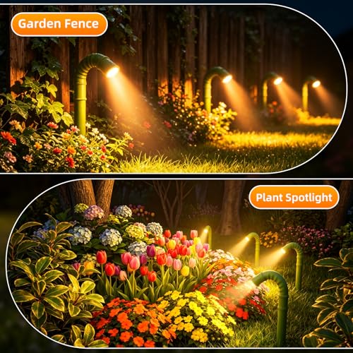 33% Off 4-Pack Solar Garden Path Lights – Warm LED - Image 5