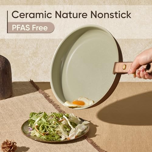 50% Off CAROTE 19-Piece Ceramic Cookware Set - Image 4