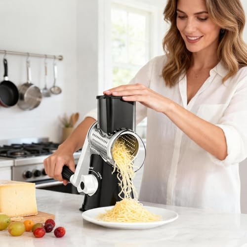 50% Off Ourokhome Rotary Cheese Grater Hand Crank - Image 6