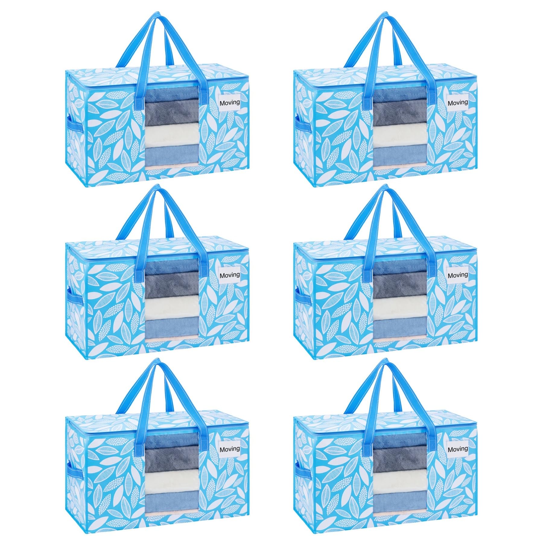50% Off VENO 6-Pack Heavy Duty Moving Bags for College Dorms
