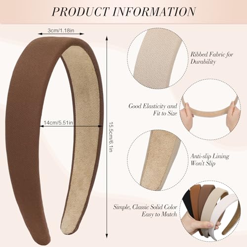 Save 50% on obeoby 5-Pack Non-Slip Headbands for Women - Image 3