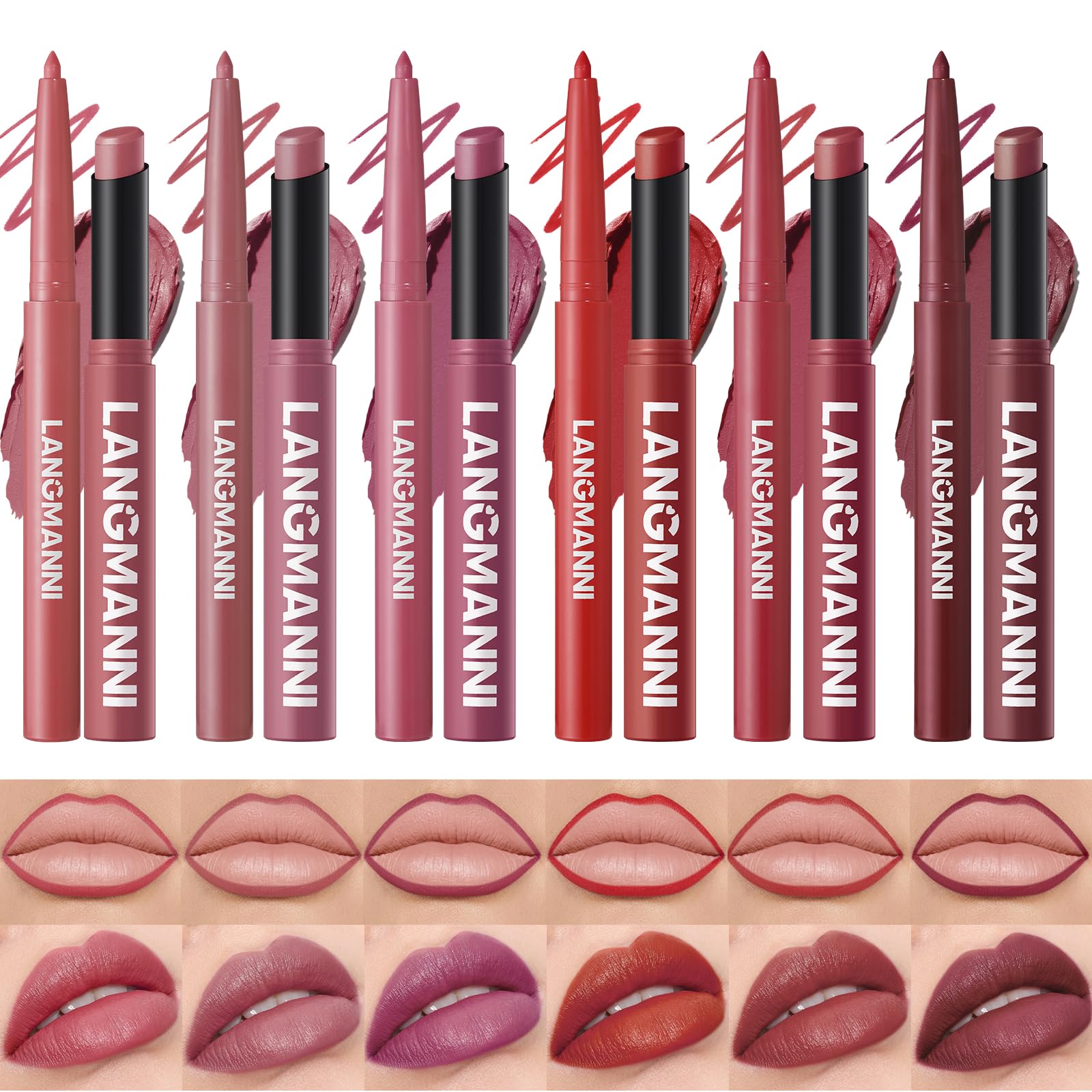 40% Off 12Pcs Lip Liner & Lipstick Set with Code