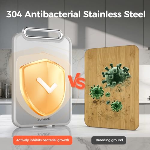 Save 50% on Sumzzz 2-in-1 Stainless Steel Cutting Board - Image 5