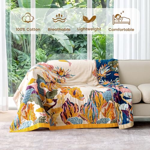 35% Off MSGKV Boho Cotton Throw Blanket for Couch - Image 4
