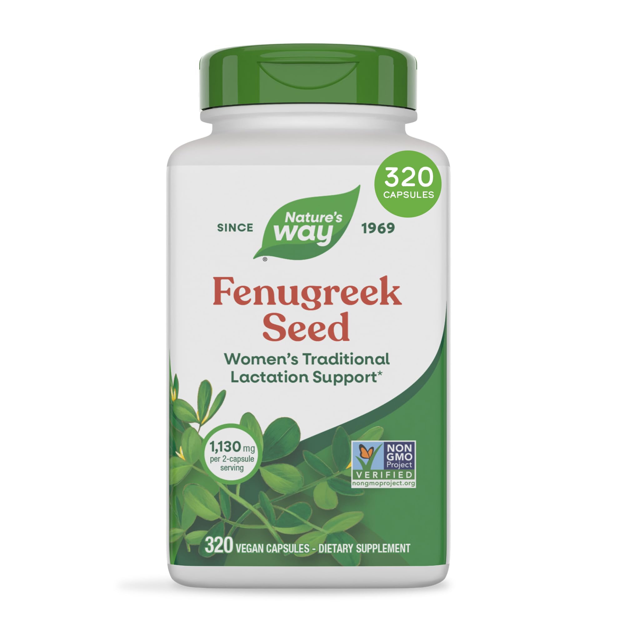 94% Off Nature's Way Fenugreek Seed Supplement, 320 Caps