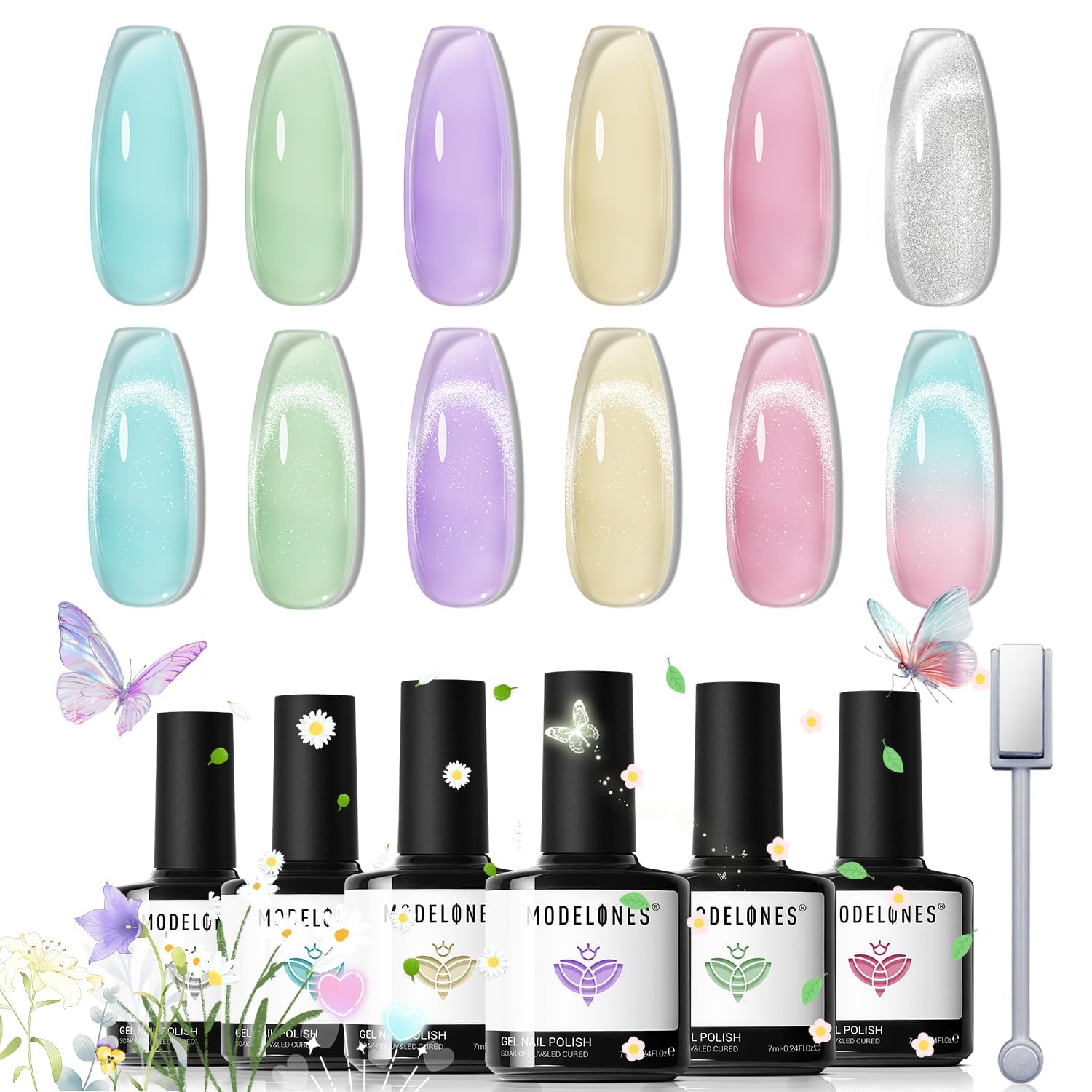 57% Off modelones Gel Nail Polish Set - 6 Colors