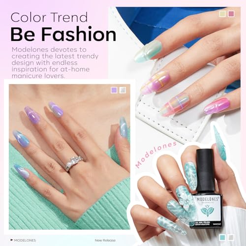 57% Off modelones Gel Nail Polish Set - 6 Colors - Image 4