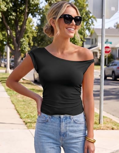 53% Off Y2K Women's Off Shoulder Crop Top - Image 4