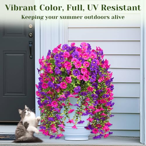 39% Off Dolicer 4-Pack Artificial Hanging Flowers - Image 4
