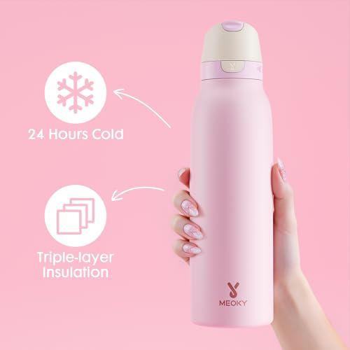10% Off Meoky 24 oz Stainless Steel Slim Water Bottle - Image 3