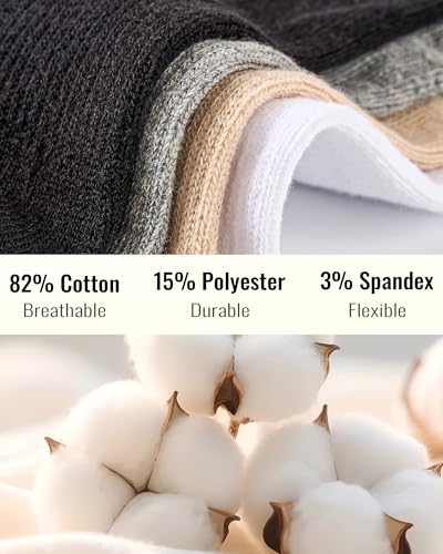 68% Off SukModen No Show Socks, 6 Pairs Gift Box - Image 5