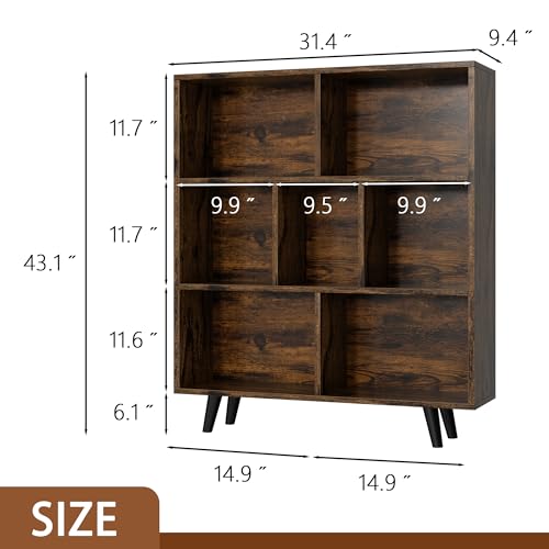 33% Off Shintenchi 3-Tier Mid-Century Bookcase - Image 4