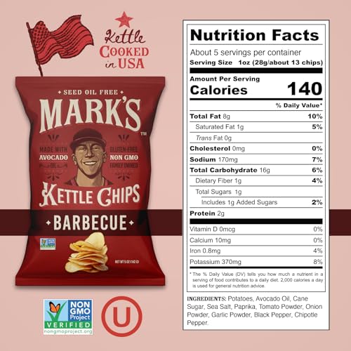 10% Off Mark's BBQ Avocado Oil Chips, 3-Pack - Image 4