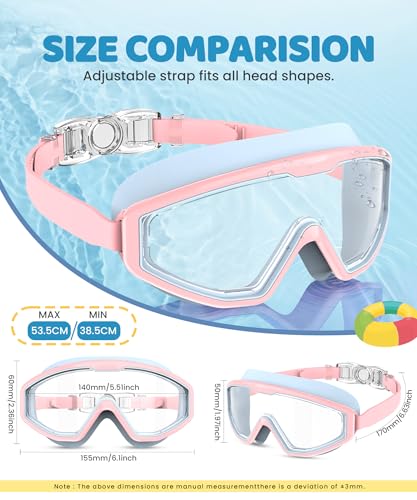 Save 50%: Kids Swim Goggles 3-Pack with Code W7A73XYM - Image 4