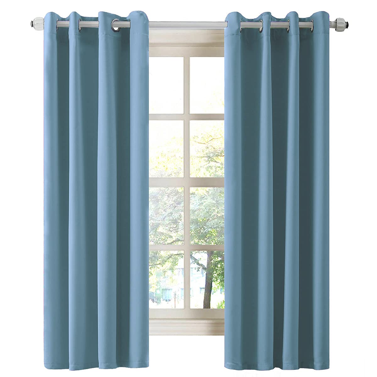 Save 71% on LA PALMA Blackout Curtains 2-Pack