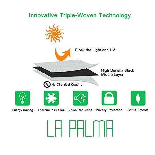Save 71% on LA PALMA Blackout Curtains 2-Pack - Image 3