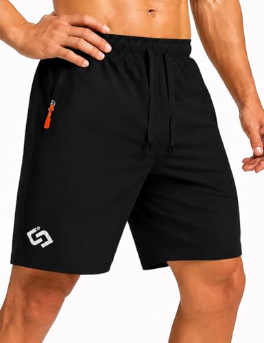 Men's 7" Athletic Shorts with Zipper Pockets - Code 8YHTE7CH - Image 2