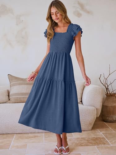 33% Off Caracilia Women's Smocked Maxi Sundress - Image 4