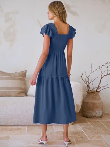 33% Off Caracilia Women's Smocked Maxi Sundress - Image 6