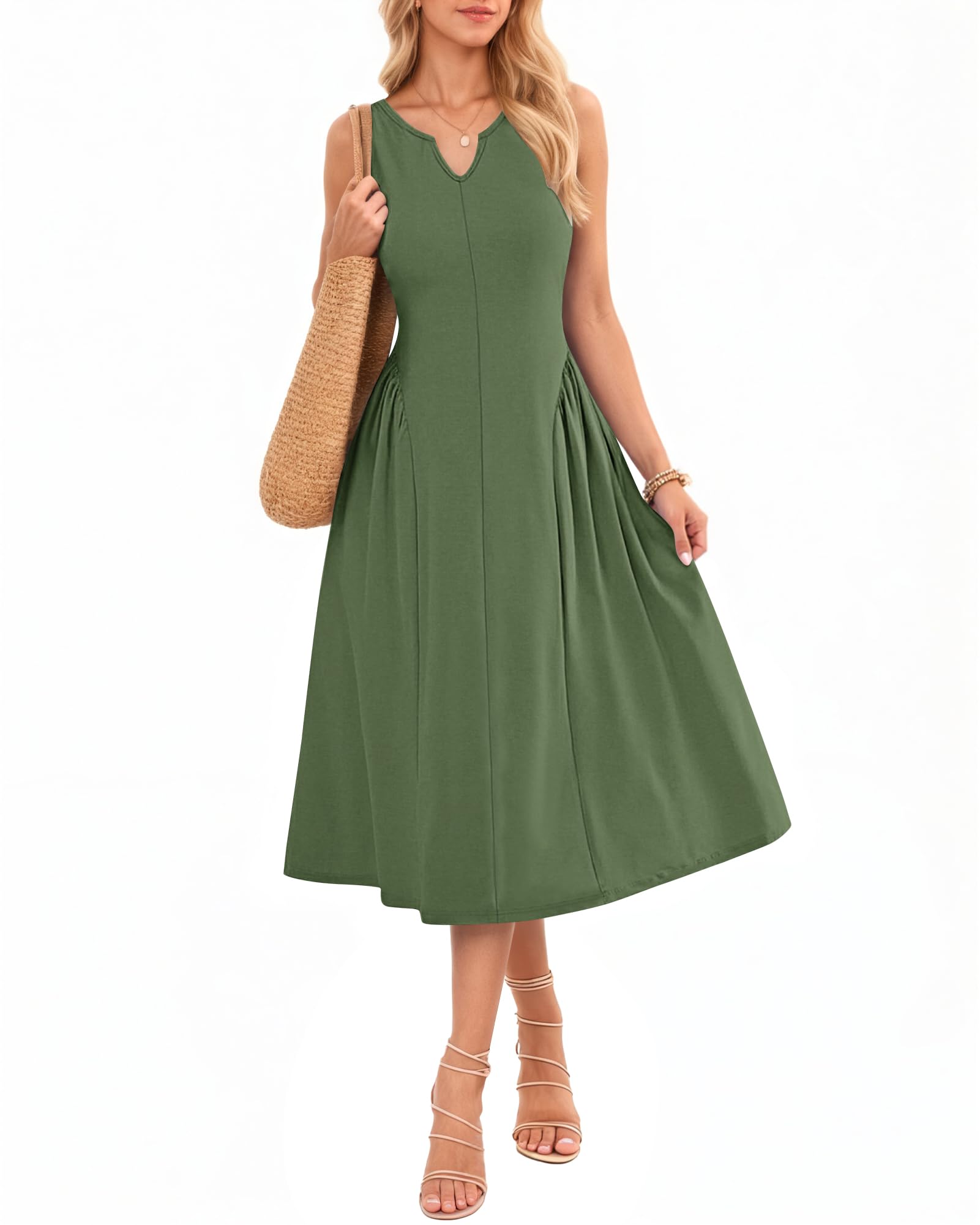 Save 5% on MISFAY Sleeveless Maxi Dress with Pockets