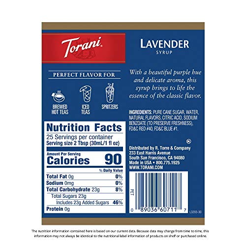 Save 61% on Torani Lavender Syrup 4-Pack - Image 3