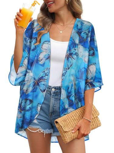 47% Off Women's Loose Beach Cover Up Kimono Cardigan - Image 2