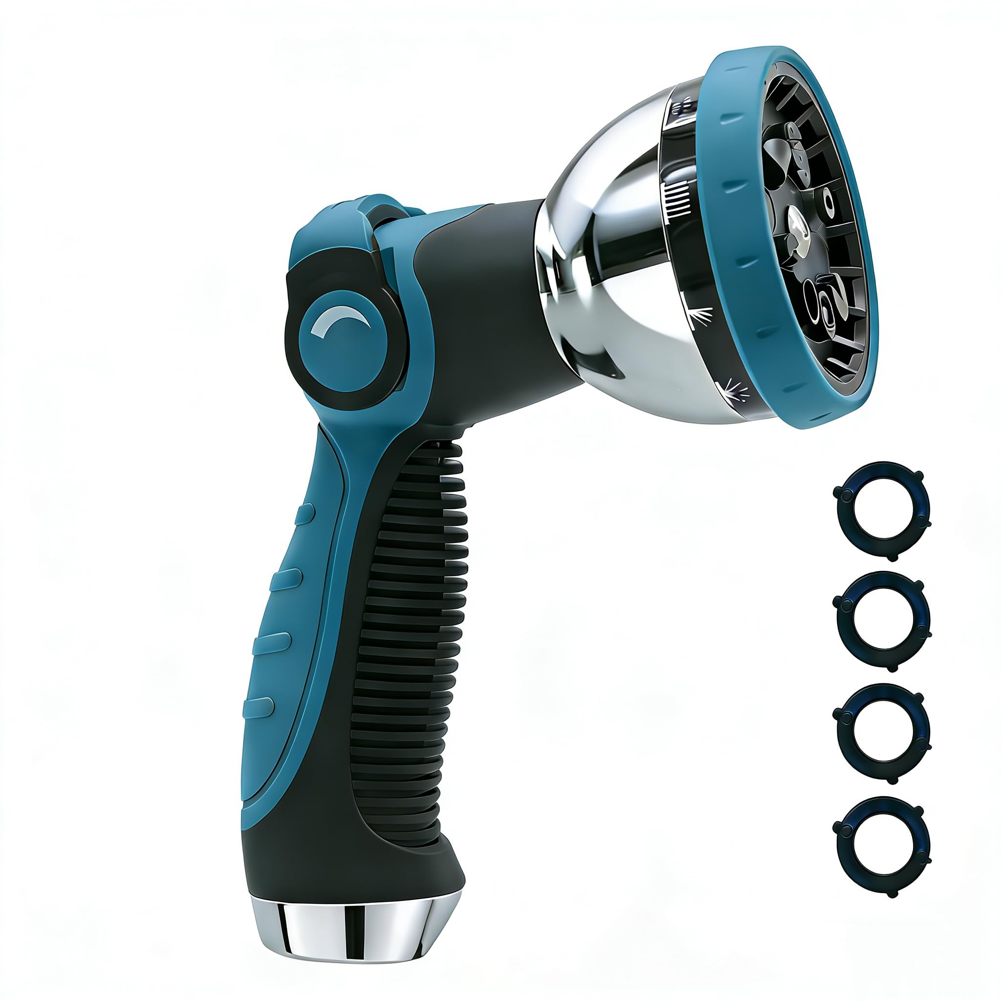 60% Off Heavy Duty Garden Hose Nozzle with 10 Spray Patterns