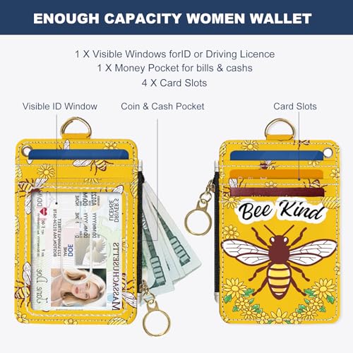50% Off Slim RFID Bee Wallet - Cute & Secure Card Holder - Image 3