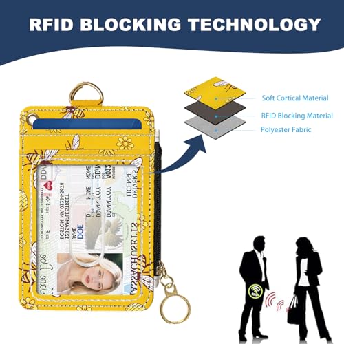 50% Off Slim RFID Bee Wallet - Cute & Secure Card Holder - Image 5