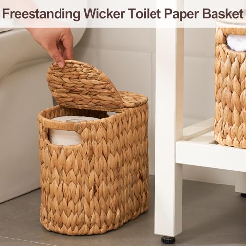 60% Off FairyHaus Wicker Toilet Paper Storage Basket - Image 3