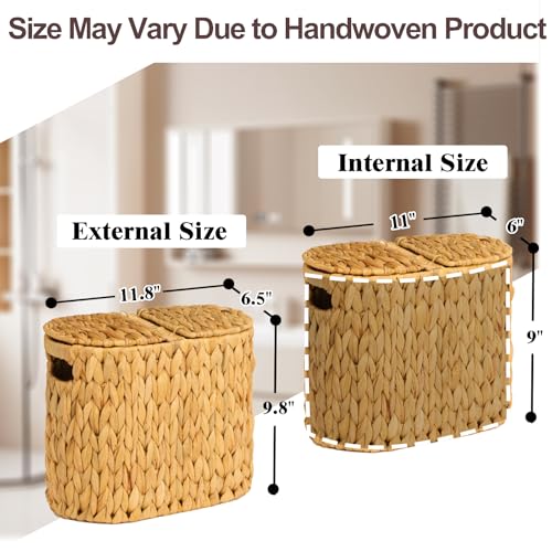 60% Off FairyHaus Wicker Toilet Paper Storage Basket - Image 4