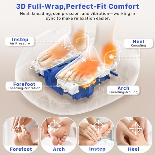 Save 60% on Musugy Foot Massager with Heat and Compression - Image 4