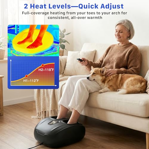 Save 60% on Musugy Foot Massager with Heat and Compression - Image 5