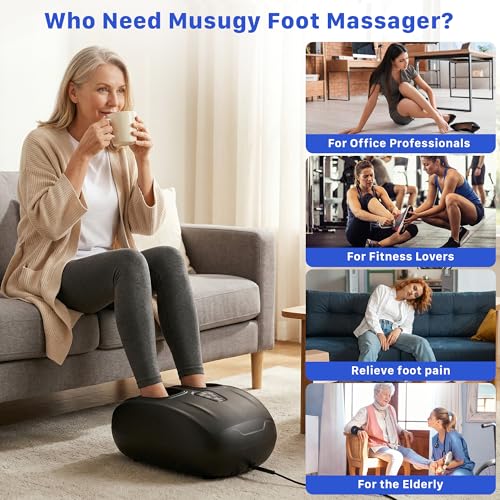 Save 60% on Musugy Foot Massager with Heat and Compression - Image 6