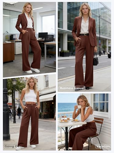 Save $8 with Code Y78M7DCO on ANRABESS Women Wide Leg Pants - Image 7