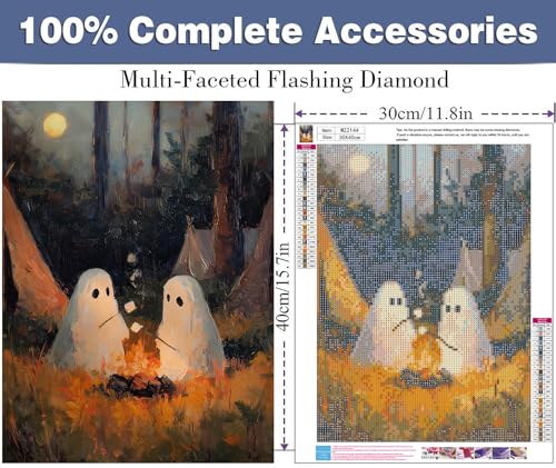 45% Off Ghost Diamond Painting Kit for Adults – Use Code - Image 3