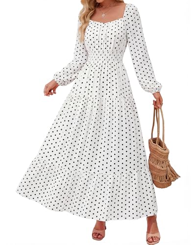50% Off BTFBM Women's Boho Floral Long Sleeve Maxi Dress - Image 2