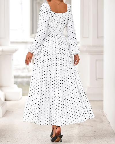 50% Off BTFBM Women's Boho Floral Long Sleeve Maxi Dress - Image 4