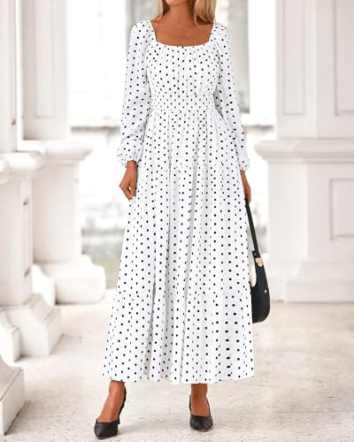 50% Off BTFBM Women's Boho Floral Long Sleeve Maxi Dress - Image 5